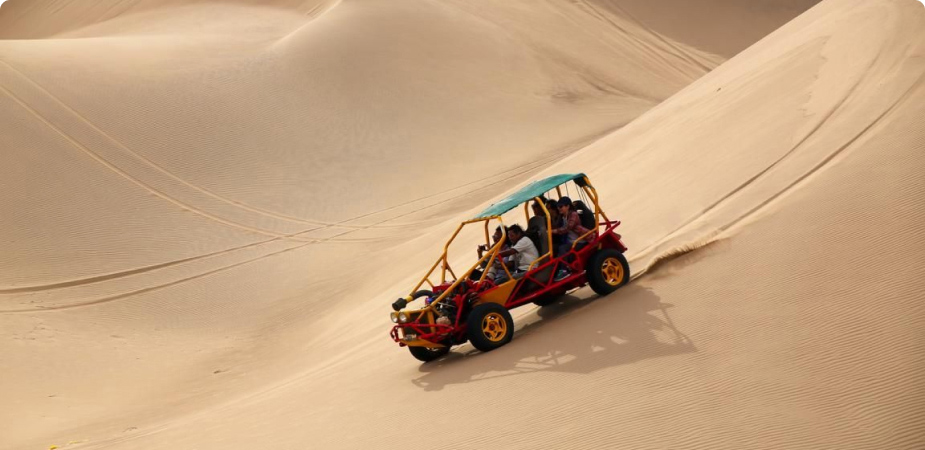 dune buggies in Huacachina